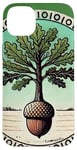 iPhone 14 Plus Oak from Acorn Illustration Tree Lovers mighty Oak tree Case