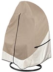 Porch Shield Housse de chaise en osier à suspendre pour patio – Imperméable à l'eau double siège balancelle en osier avec protection de support