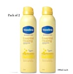 2 X VASELINE INTENSIVE CARE ESSENTIAL HEALING SPRAY 190 ML each