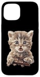 iPhone 15 Cat Chocolate Case