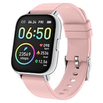 Smart Watch, Fitness Tracker 1.69" Touch Screen Fitness Watch with Heart Rate Sleep Monitor, Step Counter Smart Watch for Women Men Activity Trackers IP68 Waterproof Smartwatch for iOS Android