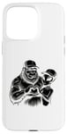 Coque pour iPhone 15 Pro Max Funny Cryptid Bigfoot Alien Love Valentine Monster Femme Homme