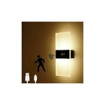 Lablanc - Applique murale à capteur led, rechargeable par usb, applique murale magnétique sans fil pour escaliers, marche/arrêt automatique