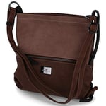 Tom Tailor Acc Elin, Sac à bandoulière Femme, Marron (Braun), 28.5x26x9 cm (B x H x T)