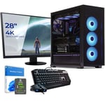 Sedatech Pack PC Gamer Pro Watercooling • Intel i7-13700KF • RTX4080 • 32 Go DDR5 • 1To SSD M.2 • 3To HDD • Windows 11 • Moniteur 28