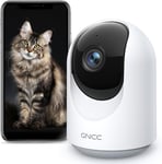 GNCC Pet Camera, Dog Camera Puppy Camera with APP, 1080P Baby Monitor, Indoor Up