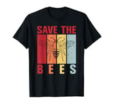 Save the Bees for Women Men & Kids Cute Retro Bee T-Shirt