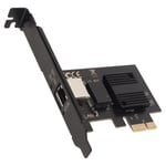 PCIe Network Card 2.5Gbps Gigabit Ethernet Card Aluminium Alloy For Server