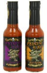 Psycho Juice Set Of 2 x 148ml Mega Hot Sauces: 70% Scorpion & Red Savina