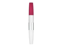 Maybelline Superstay Lipstick 24H - 195 Infinite Raspberry - Lipstick, Röd, Raspberry, Fuktgivande, Kvinna, Rood, #851A40