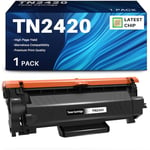 INK4U TN2420 Cartouche de Toner Compatible pour Brother TN2420 TN-2420 TN2410 TN-2410 pour DCP-L2530DW MFC-L2710DW HL-L2350DW MFC-L2730DW MFC-L2750DW HL-2310D HL-L2370DN HL-L2375DW DCP-L2510D (1 Noir)