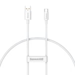 Baseus Superior Series USB - USB-C Kabel 100W, 0.25m - Hvit