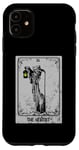 iPhone 11 Vintage The Hermit Tarot Card Gothic Retro Mystic Occult Men Case