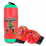 Kids Avengers Hulk Punching Bag Boxing Gloves Toy Children Gift 3 Pcs Set