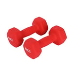 Endless Neoprene Coated Fixed Dumbbell for Gym Exercises | Pair of 5 Kg (2 * 11 LB) | Material : Iron with Vinyl Coat | Weights for Women and Men