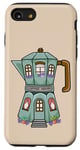 iPhone SE (2020) / 7 / 8 Creative Cozy Coffee House Cafe, Stovetop Espresso Maker Case