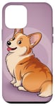 iPhone 12 mini Cute Purple Corgi Puppy Dog Case