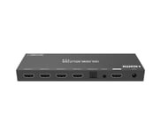 NÖRDIC 4K HDMI 2.0b Splitter 1 till 4 & Extraktor Optisk SPDIF & Stereo HDR EDID Dolby True HD Digital Plus DTS-HD Master