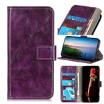 Phone Case for Oppo A53 2020, Sturdy Practical Oppo A53 2020 Phone Case, Magnetic Flip Wallet Case for Oppo A53 2020, Purple