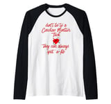 Funny Cardiac Monitor Tech A-fib EKG Nursing Raglan Baseball Tee