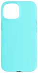 Coque pour iPhone 15 Couleur bleu électrique simple