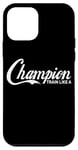 Coque pour iPhone 12 mini ENTRAÎNEZ-VOUS COMME UN CHAMPION - TEXTE DE SPORT BLANC