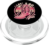 Let's Go Girls Western Cowgirl Tees, Cool Bachelorette Party PopSockets PopGrip for MagSafe