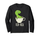 Funny T-Rex Tea Rex Dinosaur Awesome Tyrannosaurus Rex Cup Long Sleeve T-Shirt