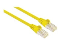 Intellinet Network Patch Cable, Cat7 Cable/Cat6A Plugs, 2m, Yellow, Copper, S/FTP, LSOH / LSZH, PVC, RJ45, Gold Plated Contacts, Snagless, Booted, Lifetime Warranty, Polybag - Cordon de...