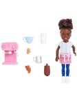 Chelsea Can Be… Barista Doll And 7 Career-themed Accessories Including Coffee Maker
