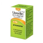 Livostin øyedråper 0,5mg/ml - 4 ml Smerte og plager Allergi Helse & livsstil