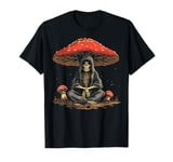 Cute Grim Reaper The Death Cottagecore Aesthetic Mushroom T-Shirt