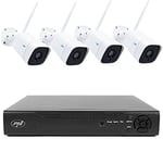 PNI NVR House IP716 video surveillance package and 4 IP55 cameras with IP, 5MP