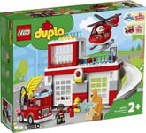 LEGO 10970 Duplo Rescue - Caserne Dei Pompiers Ed Hélicoptère