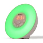 Roxel Sunrise & Sunset Alarm Clock with FM Radio & Coloured Simulation