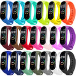 BANGTING 20 Pièces Remplacé Bracelet Compatible avec Xiaomi Mi Band 4 / Xiaomi Mi Band 3, Bracelets pour Mi Band 4 Bracelets en Silicone pour Bracelet Mi Fit 3 (20 Couleurs)