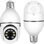 Nazalus-Vente chaude-Caméra d'ampoule WiFi extérieure, caméra de sécurité intelligente 1080P, caméra d'ampoule sans fil à 360 degrés