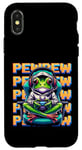 iPhone X/XS Cute Gaming Frog Pew Video Game Graphic Men Boys Kids Women Case