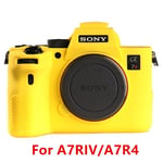 A7R V IV Caoutchouc Silicone Cas Corps Couverture Protecteur Peau pour Sony A7R5 A7R4/ILCE 7Rfiguré ILCE-7RM4 A7R4A Caméra Doux - Type Textured A7R4 #B