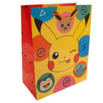 Pokemon Pikachu Presentpåse 33cm x 26cm Gul/Röd/Svart Yellow/Red/Black 33cm x 26cm