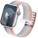 Strap För Apple Watch Band 44Mm 40Mm 45Mm 41Mm 49Mm 42Mm 38Mm 45 Mm Nylon Armband 8 7 Se 6 5 4 3 Ultra 2 Bander Pride Edition 42mm-44mm-45mm-49mm