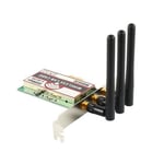 Dual Band 5Ghz/2.4Ghz Pci-E 450M Wireless Wifi Network Adapter Card For Pc For