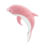 Bästsäljare Dolphin Plysch Kram Kudde, Ny Mjuk Stor Tecknad Delfiner Gosedjur leksaksdocka Pink Medium