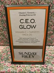 Genuine & Sealed~Sunday Riley ❤️ C.E.O. Glow Vitamin C + Turmeric Face Oil 15ml