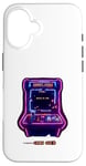 Coque pour iPhone 16 Manette de jeu d'arcade rétro classique