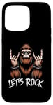 Coque pour iPhone 15 Pro Max Let's Rock Sasquatch Bigfoot