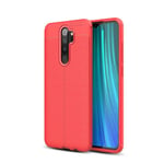 Xiaomi Redmi Note 8 Pro Leather Texture Case Red