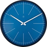 nXt - Horloge Murale- Ø 40 cm - Plastique - Bleu - 'Ethan'