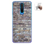 Coque Gel TPU pour Xiaomi Pocophone Little X2 Design Brique 02 Dessins