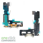 New USB Charging Dock Port & Microphone Flex Cable for Apple iPhone 7 Plus WHITE